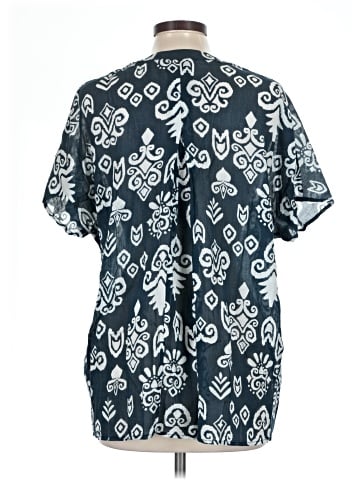 Ulla Popken Short Sleeve Blouse (view 2)
