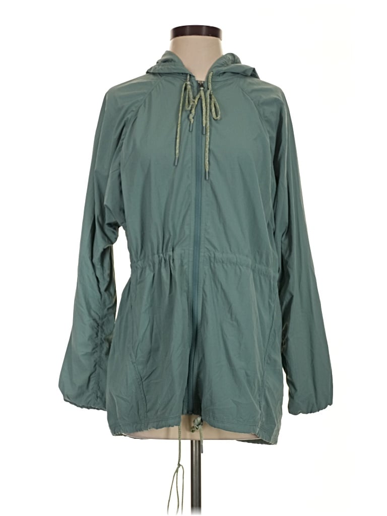 Pre-owned Prana Raincoat In Green