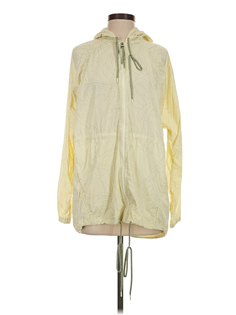 Pre-owned Prana Windbreaker Jacket In Yellow