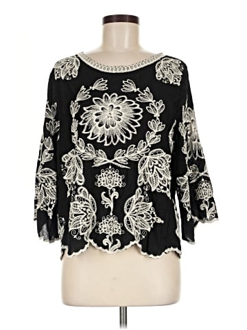 Solitaire 3/4 Sleeve Blouse (view 1)