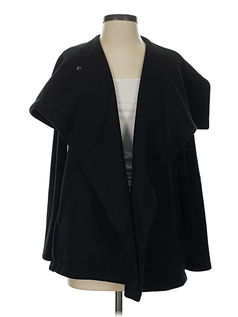 Pre-owned Spanx Cardigan Sweater In Black