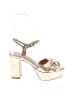 Schutz Metallic Gold Sandals Size 8 - photo 1