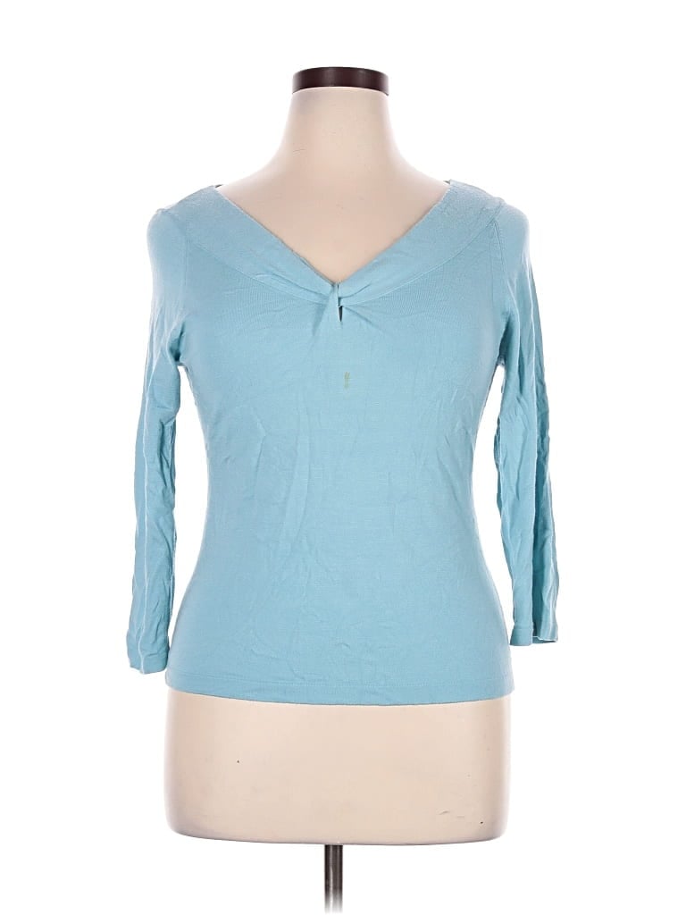 Pre-owned Etcetera Long Sleeve T-shirt In Blue