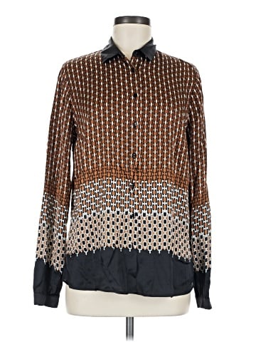 Massimo Dutti Long Sleeve Blouse (view 1)