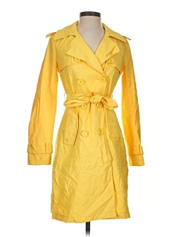 New York & Company Raincoat (view 1)