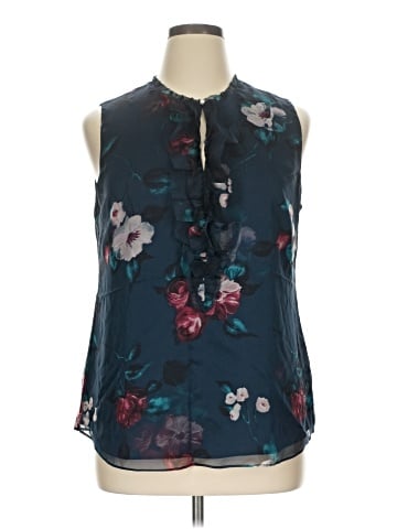 White House Black Market Sleeveless Blouse (view 1)