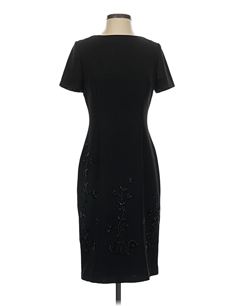 Pre-owned Donna Morgan Cocktail Dress In Black