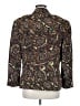 August Silk 100% Silk Paisley Brown Silk Blazer Size 12 - photo 2
