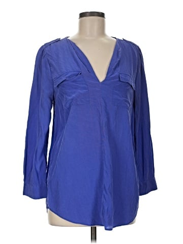 Joie 3/4 Sleeve Silk Top (view 1)