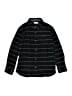 Assorted Brands 100% Cotton Stripes Black Long Sleeve Button-Down Shirt Size 8 - 10 - photo 1