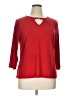 Liz Claiborne Red 3/4 Sleeve Top Size XL (petite) - photo 1