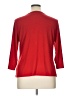 Liz Claiborne Red 3/4 Sleeve Top Size XL (petite) - photo 2