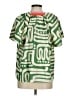 THML Green Short Sleeve Blouse Size M - photo 2