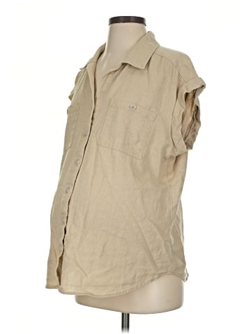 Isabel by Ingrid + Isabel Sleeveless Button-Down Shirt (view 1)