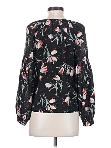 Rebecca Taylor Long Sleeve Silk Top (view 2)
