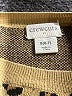 Crewcuts Outlet 100% Cotton Animal Print Gold Pullover Sweater Size 6 - 7 - photo 3