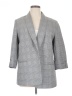 Anne Klein 100% Polyester Checkered-gingham Gray Blazer Size XL - photo 1