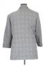 Anne Klein 100% Polyester Checkered-gingham Gray Blazer Size XL - photo 2