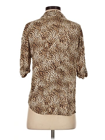 Amuse Society 3/4 Sleeve Button-Down Shirt (view 2)