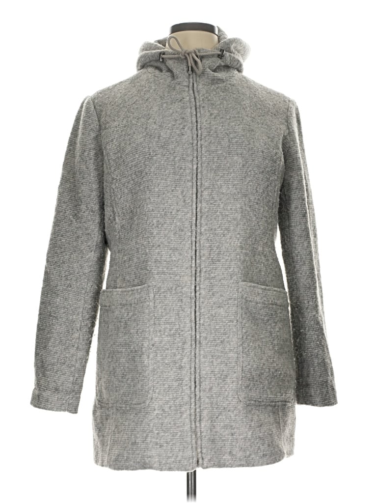 Pre-owned Weatherproof Wool Coat In Gray