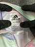Adidas 100% Polyester White Track Jacket Size 5 - photo 3