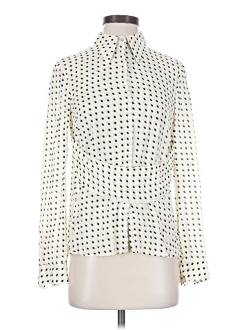 A.L.C. Long Sleeve Silk Top (view 1)