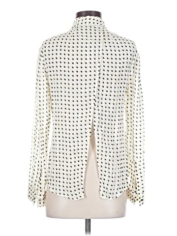 A.L.C. Long Sleeve Silk Top (view 2)
