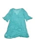 Lands' End Teal Dress Size 6X - 7 - photo 2