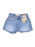 Levi's Blue Denim Shorts Size 24 waist - photo 1