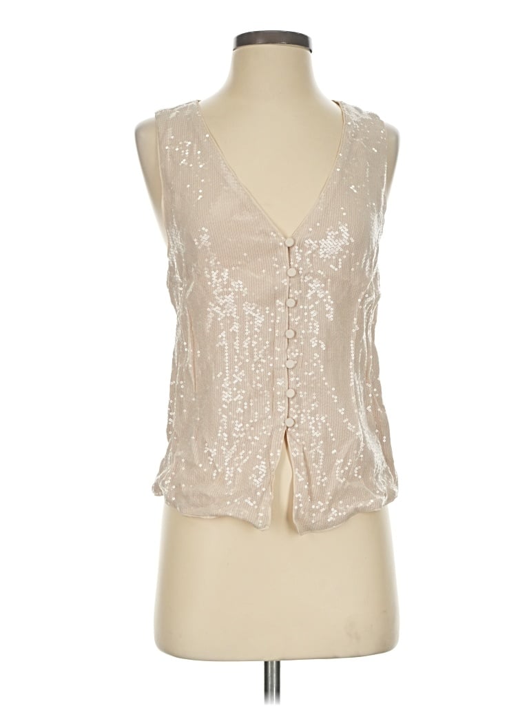 Madewell Sleeveless Blouse In Ivory