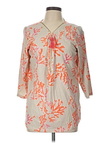 Belle By Kim Gravel 3/4 Sleeve Blouse (view 1)