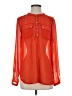 Atmosphere Red Long Sleeve Blouse Size 4 - photo 1