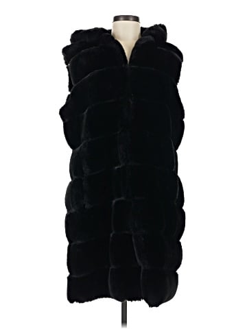 BCBGMAXAZRIA Faux Fur Vest (view 1)