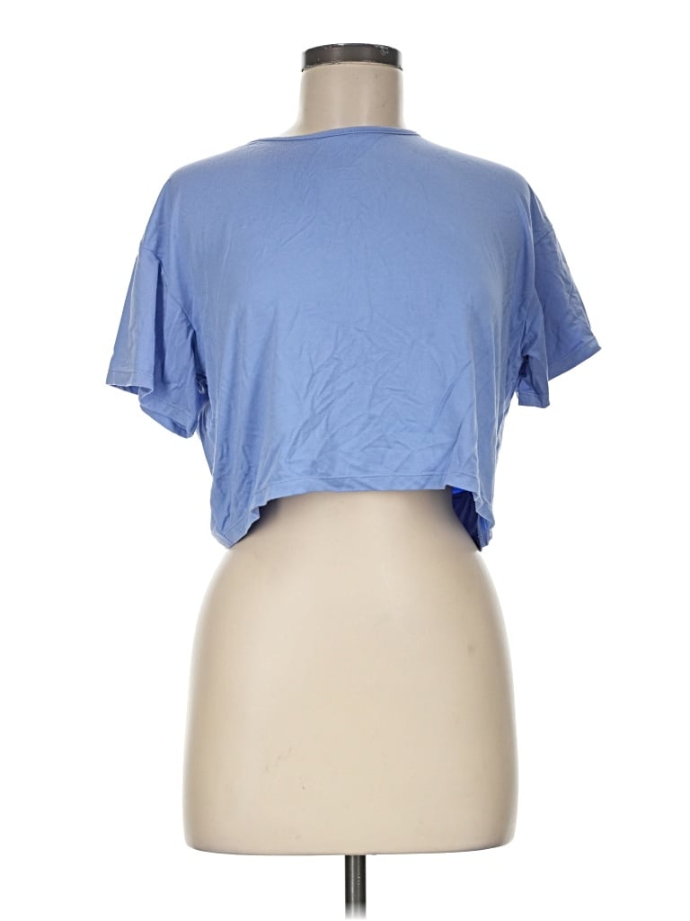 Pre-owned Buffbunny Collection Short Sleeve T-shirt In Blue