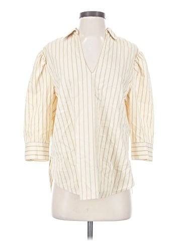 Treasure & Bond 3/4 Sleeve Button-Down Shirt (view 1)