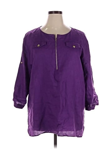 Ellen Tracy 3/4 Sleeve Blouse (view 1)
