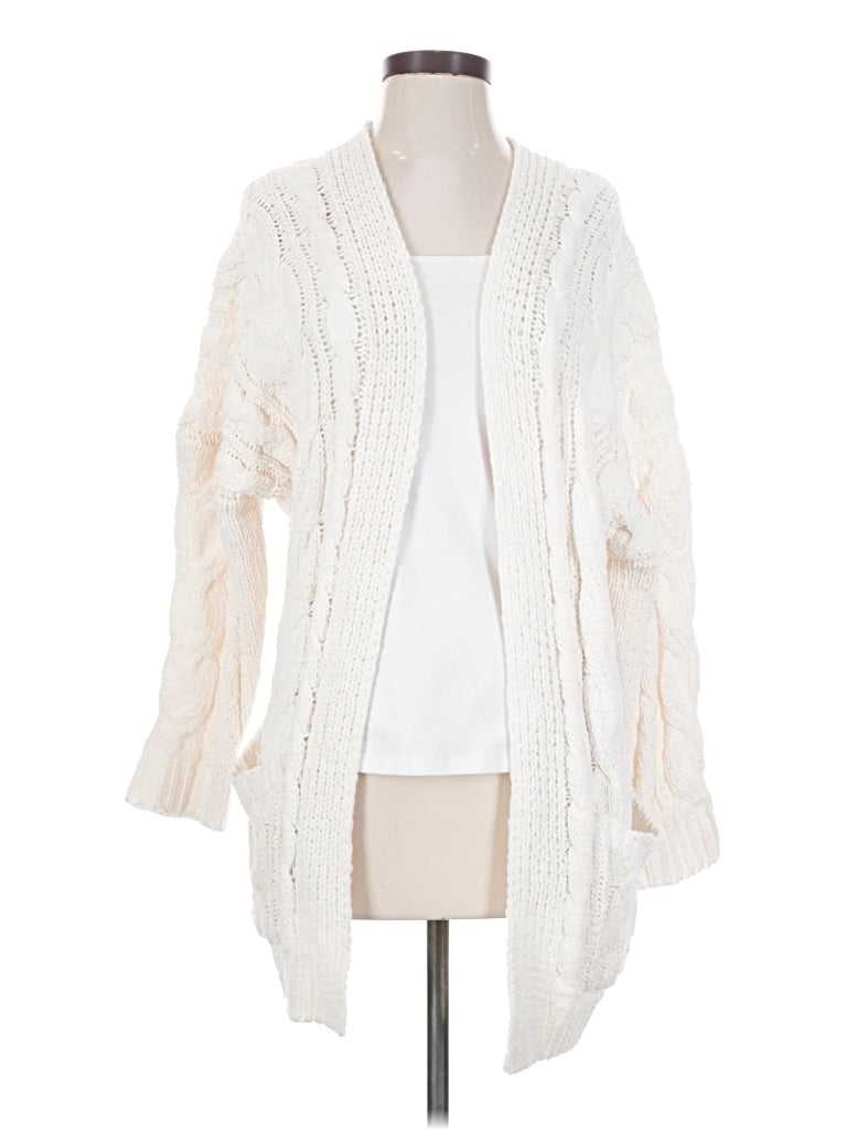Pre-owned Miracle Cardigan Sweater In Ivory