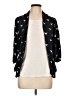 I Love H81 100% Rayon Hearts Black Jacket Size L - photo 1