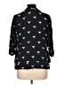 I Love H81 100% Rayon Hearts Black Jacket Size L - photo 2