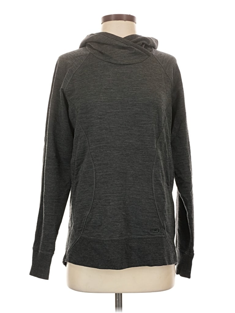 Pre-owned Icebreaker Turtleneck Sweater In Gray