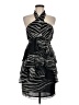 Zara Basic Animal Print Black Cocktail Dress Size M - photo 1