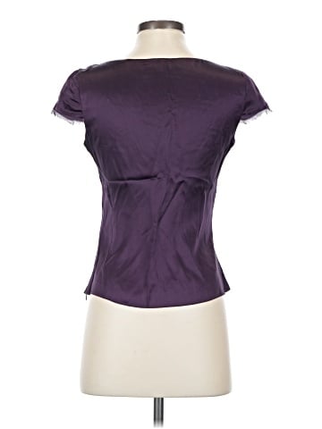 T Tahari Short Sleeve Silk Top (view 2)