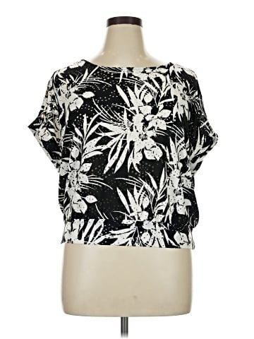 Belldini Short Sleeve Blouse (view 1)