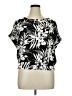 Belldini Black Short Sleeve Blouse Size XL - photo 1