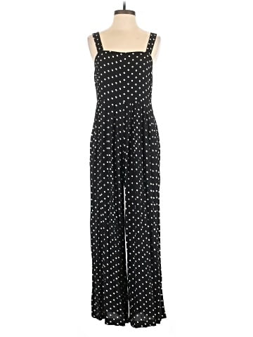 Madewell Tank Wide-Leg Jumpsuit in Polka Dot (view 1)
