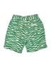 Crewcuts 100% Polyester Chevron-herringbone Green Board Shorts Size 10 - photo 2