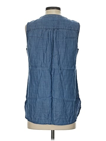 Banana Republic Sleeveless Button-Down Shirt (view 2)