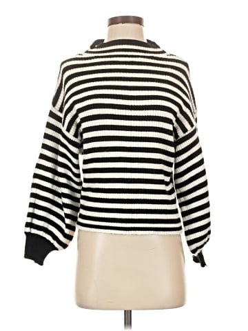 Line & Dot Turtleneck Sweater (view 1)