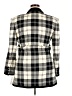 Laurel 100% Wool Plaid Black Ivory Wool Blazer Size EU 42 / US 12 - photo 2