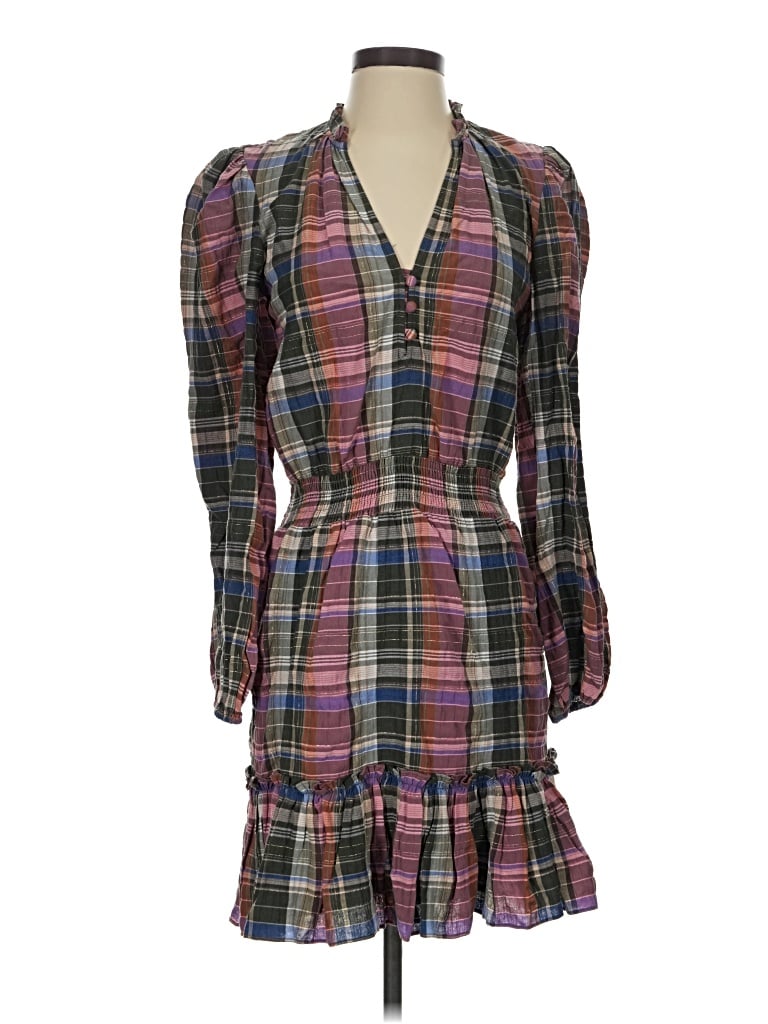Pre-owned Veronica Beard Jeans Cocktail Dress In Purple